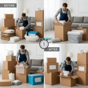 引越し時間を半分に短縮!プロ直伝の最速梱包法