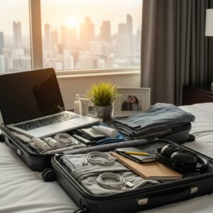長期出張を乗り切るための必須アイテムと精神的サポート術