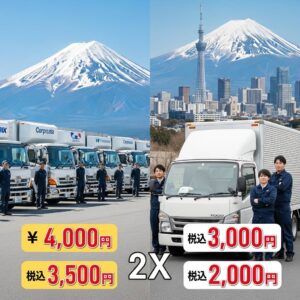 神奈川引越し見積り比較！大手VS中小で価格差が2倍になる理由