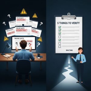 知っておきたいオンライン見積の落とし穴と立ち会いで確認すべき5つのこと