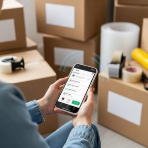 引越し梱包作業の負担を減らすための最新アプリとサービス