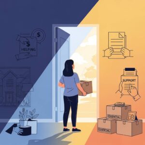 DV関係から抜け出すための引越し費用を抑える知恵と支援制度